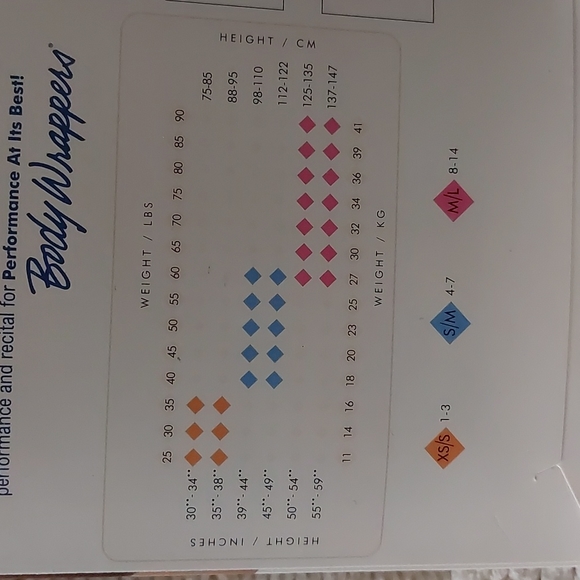 Body Wrappers Children Full Foot Knit Waist Tights ▪︎SET OF TWO▪︎ - Picture 4 of 5